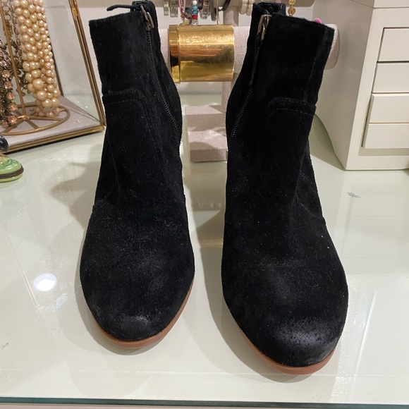 BP wedge booties! Black suede! - Picture 2 of 4